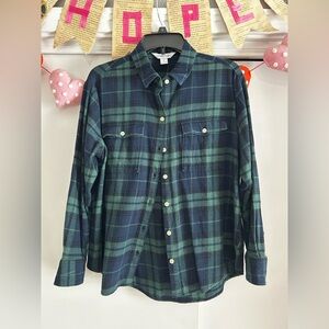 Old Navy plaid “the boyfriend” shirt